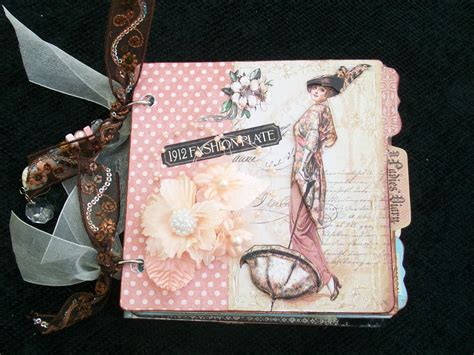 "A Ladies Diary" Mini-Album Cover - Scrapbook.com made by ME | Mini ...