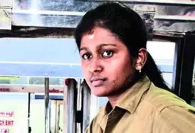 Bus Driver: City’s First Woman Bus Driver Booked for Threatening Cop | Coimbatore News - Times ...