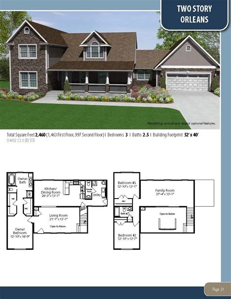 The Orleans - Visit our website to learn more about our custom homes, or to download a free copy ...