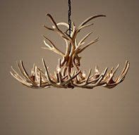 Aspen Antler 40" Chandelier - Sunbleached | Antler chandelier, Antler lights, Chandelier