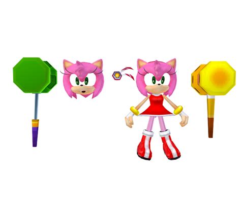 GameCube - Sonic Adventure DX: Director's Cut - Amy - The Models Resource