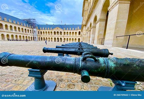 Historic Museum Les Invalides in the Center of Paris Editorial ...