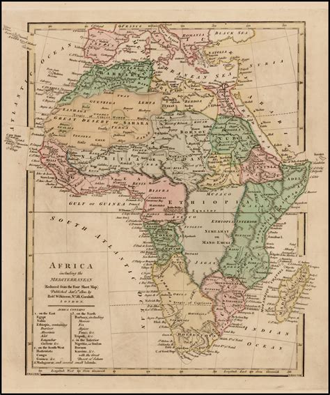 Africa including the Mediterranean (Reduced from the Four Sheet Map ...