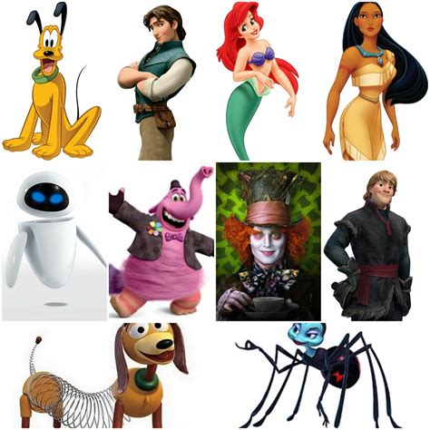 CalicoGeek: Top Ten Disney Characters