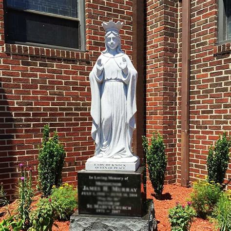 Natural Marble Our Lady of Knock Statue for Sale-Madonna garden statue ...