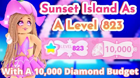 I Played Sunset Island As A Level 823 With A 10,000 Diamond Budget ...