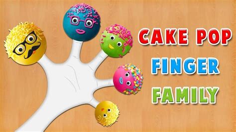 The Candy Cake Pop Finger Family Nursery Rhyme | Finger Family Songs in ...