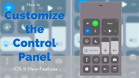 How To Customize the Control Panel - iOS 11 New Feature Tv Remote, Remote Control, Ios 11 ...