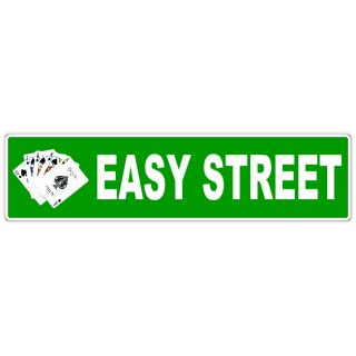 Easy Street Sign | Gameroom Street Sign Templates | Design Templates ...