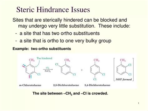 PPT - Steric Hindrance Issues PowerPoint Presentation, free download ...