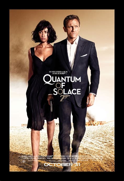 QUANTUM OF SOLACE - 11x17 Framed Movie Poster - Walmart.com