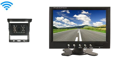 Wireless RV Backup Camera with a Large Rear View Monitor