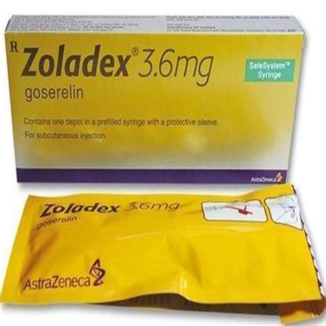 Astra Zeneca Zoladex Goserelin Acetate 3.6 Mg Injection, Vial at Rs 9700/piece in Mumbai