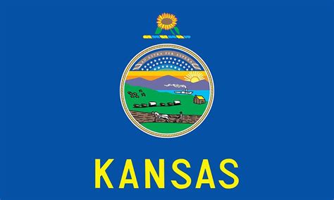 3516596 Kansas state flag Photograph by Encyclopaedia Britannica UIG ...