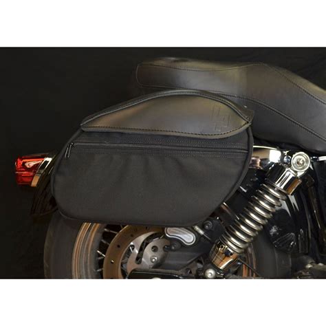 Leather Pros Retro Mini Saddlebags for 2018-2022 Harley Softail