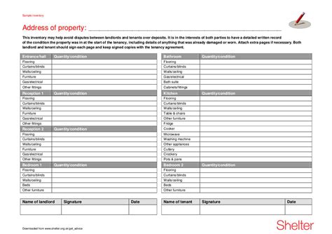 Landlord Checklist Template