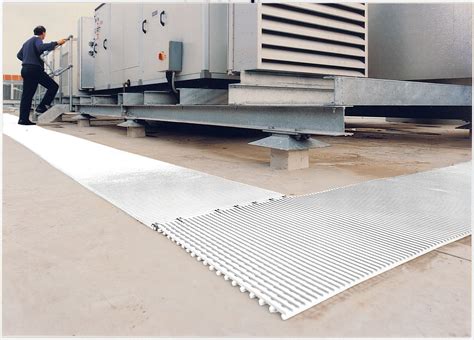 Crossgrip TPO: Roof walkway matting – Matting Ltd