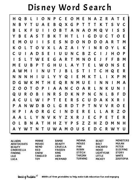 Printable Word Search | Ajandalar, Ingilizce, Çizim