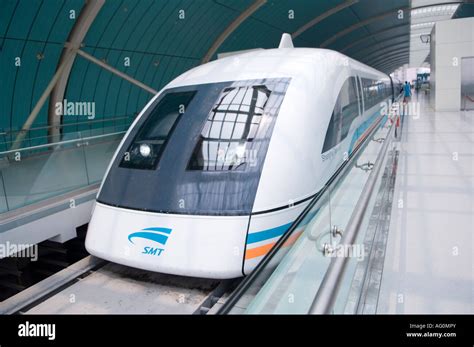 Shanghai Maglev Train Station Stock Photo - Alamy