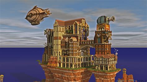 Minecraft Steampunk Castle