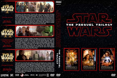 Star Wars - The Prequel Trilogy R1 Custom DVD Cover - DVDcover.Com