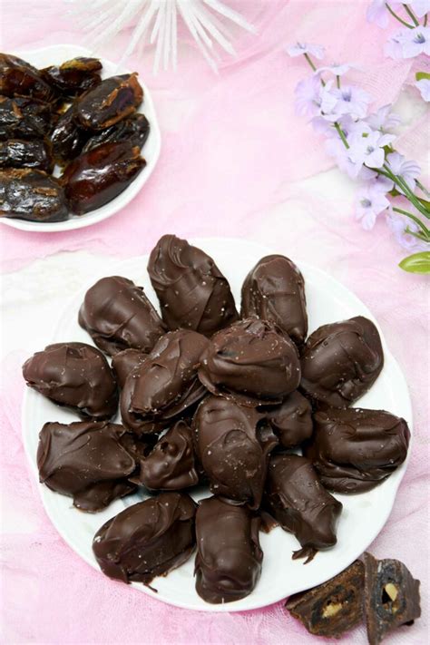 Chocolate Covered Dates - Culinary Shades