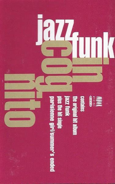 Incognito – Jazzfunk (1992, Cassette) - Discogs