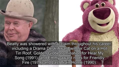 Toy Story 3’s Lotso Voice Actor Ned Beatty Dies at 83 - YouTube