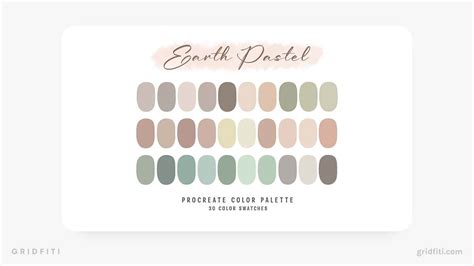 25+ Aesthetic Procreate Color Palettes & Swatches (Free & Paid)