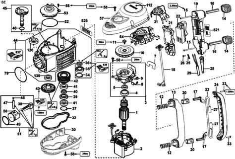 DeWalt D25901K Demolition Hammer (Type 1) Parts and Accessories at PartsWarehouse