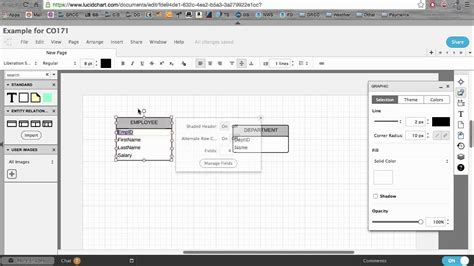 Creating an ERD with LucidChart - YouTube