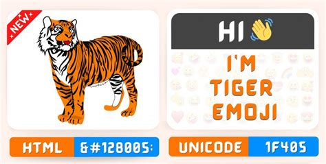 Tiger Emoji Copy Paste, Meaning | Unicode