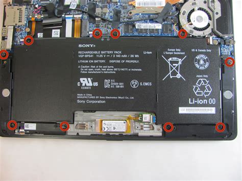 Sony Vaio Fit 13A Battery Replacement - iFixit Repair Guide