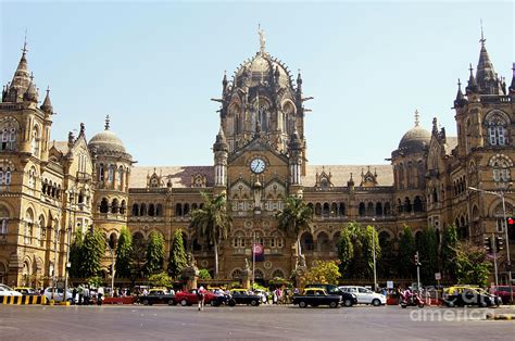 Mumbai Railway Station Photograph by Mark Williamson/science Photo ...