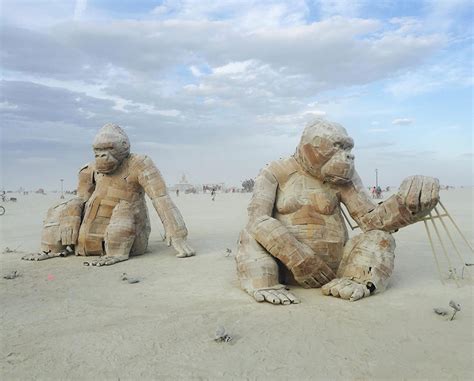 burning man art installations: a look at black rock city's fiery finish