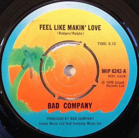 Bad Company - Feel Like Makin' Love (1975, Vinyl) | Discogs