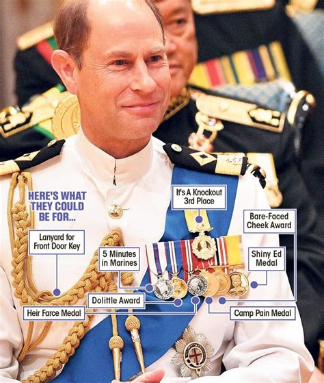 Prince Edward wore seven medals at a ceremony despite dropping out of the Royal Marines | Royal ...