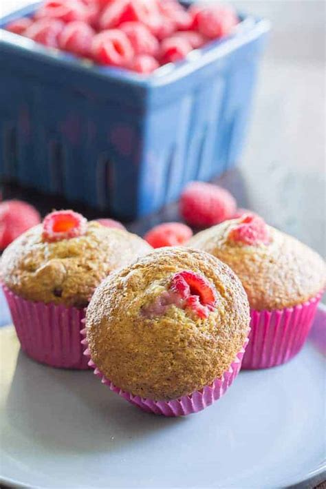 Raspberry Bran Muffins - stetted