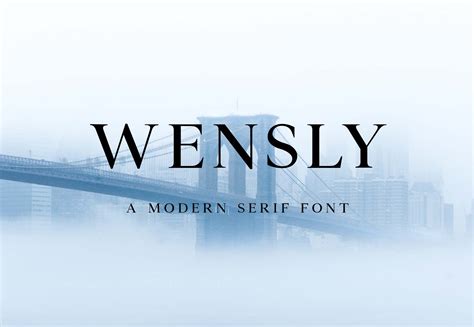 Wensley Free Modern Serif Font