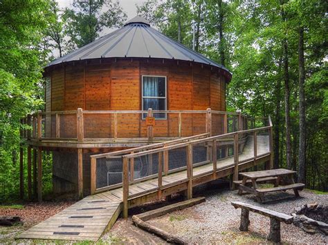 Grand Yurt in Cliffview Resort - Red River Gorge Cabin Rentals - (Cabins) Red River Gorge… | Red ...