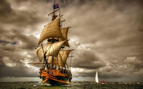 HD wallpaper: Sailing Ship Beautiful Wallpaper Hd For Desktop 2560×1600 ...