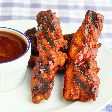 Spicy Barbecue Boneless Ribs - low fat & quick cooking!