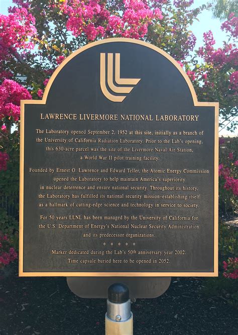 Lawrence Livermore National Laboratory – Hamilton Historical Records