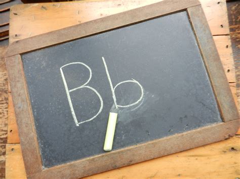 Old Slate Chalkboard