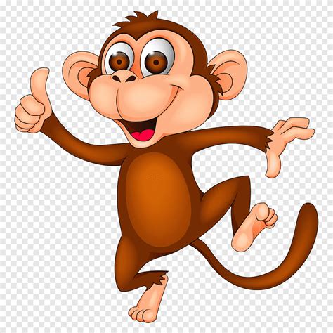 Monkey Cartoon, Cartoon monkey, cartoon Character, mammal png | PNGEgg