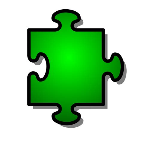 Jigsaw Green Puzzle Piece PNG, SVG Clip art for Web - Download Clip Art ...