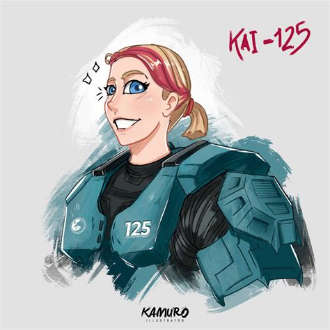 Kai-125---HALO by KamuroDraws on DeviantArt