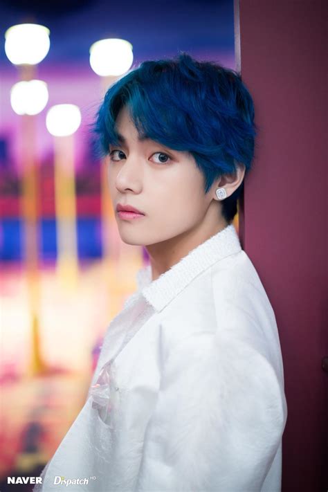 BTS V Blue Hair Wallpapers - Wallpaper Cave