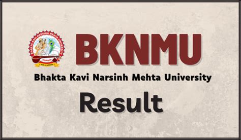 BKNMU Result 2023 Course Wise Sem 1, 2, 3, 4, 5, 6 Result link