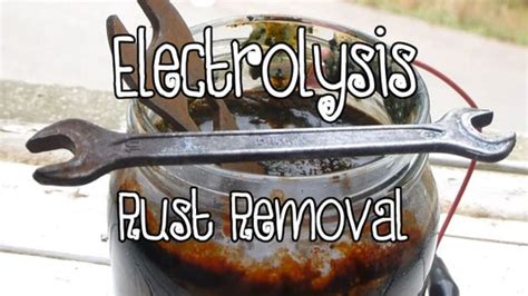 Electrolysis Rust Removal - DIY Tutorial : 3 Steps - Instructables